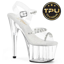 Load image into Gallery viewer, Tacones Pleaser ADORE-708PREM-STN Transparente