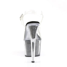 Load image into Gallery viewer, Tacones Pleaser ADORE-708SRS Transparente Negro