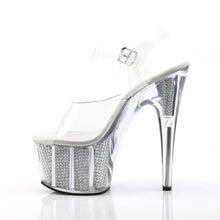 Cargar imagen en el visor de la galería, Tacones Pleaser ADORE-708SRS Transparente Plata
