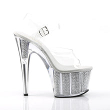 Cargar imagen en el visor de la galería, Tacones Pleaser ADORE-708SRS Transparente Plata