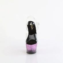 Cargar imagen en el visor de la galería, Tacones Pleaser ADORE-708SS Transparente Negro Morado