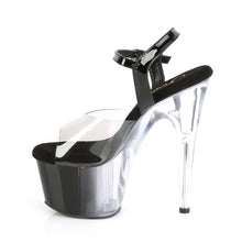 Load image into Gallery viewer, Tacones Pleaser ADORE-708T-1 Ahumado Negro Transparente