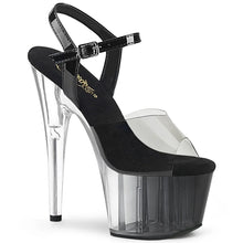 Load image into Gallery viewer, Tacones Pleaser ADORE-708T-1 Ahumado Negro Transparente