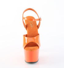 Cargar imagen en el visor de la galería, Tacones Pleaser ADORE-709 - Naranja charol / Naranja