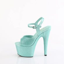 Cargar imagen en el visor de la galería, Tacones Pleaser ADORE-709GP Aguamarina Purpurina Charol