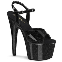 Carregar imagem no visualizador da galeria, Tacones Pleaser ADORE-709GP Negro Purpurina Charol