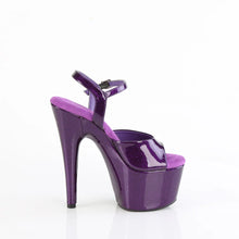 Cargar imagen en el visor de la galería, Tacones Pleaser ADORE-709GP Morado Purpurina Charol