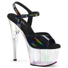 Cargar imagen en el visor de la galería, Tacones Pleaser ADORE-709HT Negro Holo Tinted