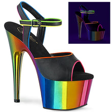Cargar imagen en el visor de la galería, Tacones Pleaser ADORE-709RC-02 Negro Piel Sintética
