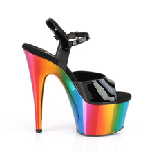 Carregar imagem no visualizador da galeria, Tacones Pleaser ADORE-709RC Negro Charol Rainbow