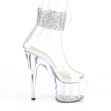 Cargar imagen en el visor de la galería, Tacones Pleaser ADORE-724RS-02 Transparente Plata