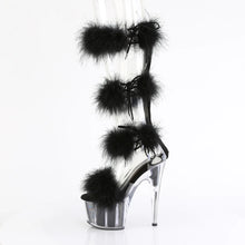 Carregar imagem no visualizador da galeria, Tacones Pleaser ADORE-728F Transparente Negro Fur
