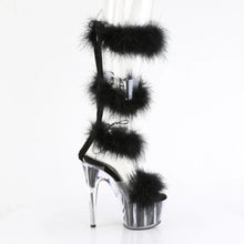 Carregar imagem no visualizador da galeria, Tacones Pleaser ADORE-728F Transparente Negro Fur