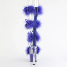 Cargar imagen en el visor de la galería, Tacones Pleaser ADORE-728F Transparente Royal Azul