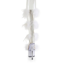 Load image into Gallery viewer, Tacones Pleaser ADORE-728F Transparente Blanco Fur