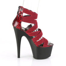Cargar imagen en el visor de la galería, Tacones Pleaser ADORE-748SP Wine Elastic Band