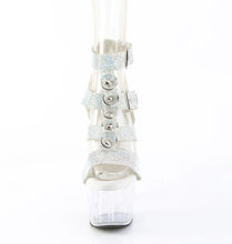 Cargar imagen en el visor de la galería, Tacones Pleaser ADORE-756RS Plata Transparente