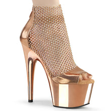 Cargar imagen en el visor de la galería, Tacones Pleaser ADORE-765RM R.dorado Pu Cromo