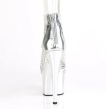 Carregar imagem no visualizador da galeria, Tacones Pleaser ADORE-765RM Plata Pu Cromo