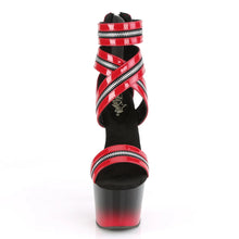 Cargar imagen en el visor de la galería, Tacones Pleaser ADORE-766 Rojo Charol Negro