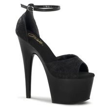 Load image into Gallery viewer, Tacones Pleaser ADORE-768 Negro Satin Lace