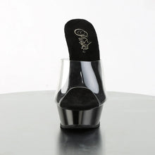 Load image into Gallery viewer, Tacones Pleaser ALLURE-601 Transparente Negro