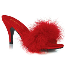 Cargar imagen en el visor de la galería, Tacones Fabulicious AMOUR-03 Rojo Pu Fur
