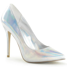 Cargar imagen en el visor de la galería, Zapatos Pleaser AMUSE-20 Plata Hologram Pu