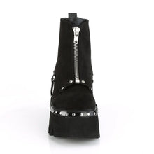 Load image into Gallery viewer, Botines Demonia ASHES-100 Negro Ante vegano-Negro V. Le