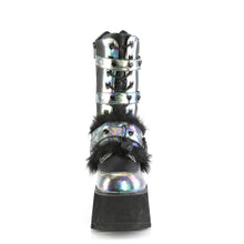 Carregar imagem no visualizador da galeria, Botas Demonia ASHES-120 Negro Vegan Le Verde Multi Oil