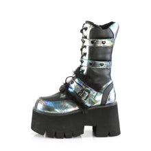 Carregar imagem no visualizador da galeria, Botas Demonia ASHES-120 Negro Vegan Le Verde Multi Oil