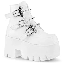 Carregar imagem no visualizador da galeria, Botines Demonia ASHES-55 Blanco Piel vegana