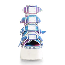 Carregar imagem no visualizador da galeria, Botines Demonia ASHES-70 Morado Multi Iridescent V. Le