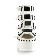Carregar imagem no visualizador da galeria, Botines Demonia ASHES-70 Blanco Piel vegana