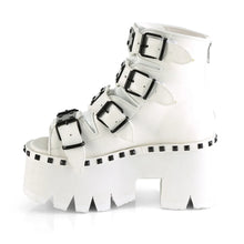 Carregar imagem no visualizador da galeria, Botines Demonia ASHES-70 Blanco Piel vegana