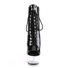 Cargar imagen en el visor de la galería, Tacones Pleaser ASPIRE-1021 Negro Charol Transparente