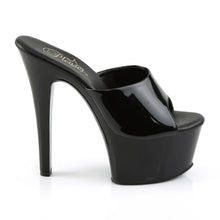 Cargar imagen en el visor de la galería, Tacones Pleaser ASPIRE-601 Negro Charol