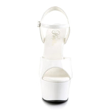 Load image into Gallery viewer, Tacones Pleaser ASPIRE-609 Blanco Charol