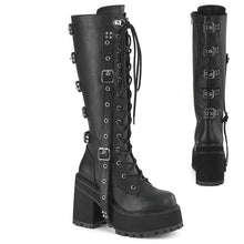 Carregar imagem no visualizador da galeria, Botas Demonia ASSAULT-218 Negro Piel vegana