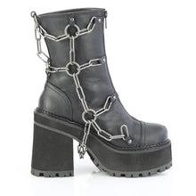 Cargar imagen en el visor de la galería, Botines Demonia ASSAULT-66 Negro Piel vegana