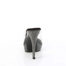 Cargar imagen en el visor de la galería, Tacones Fabulicious ATHENA-501 - Transparente / Negro
