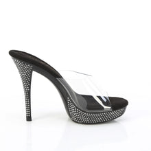 Cargar imagen en el visor de la galería, Tacones Fabulicious ATHENA-501 - Transparente / Negro