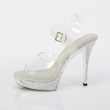 Cargar imagen en el visor de la galería, Tacones Fabulicious ATHENA-508 - Transparente / Cromo plata