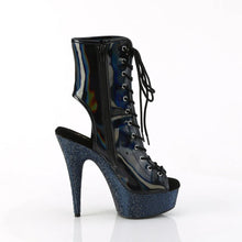 Cargar imagen en el visor de la galería, Tacones Pleaser BEJEWELED-1016-6 Negro Holo Charol