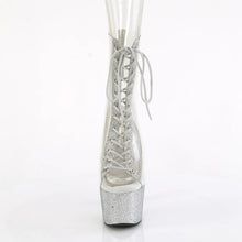 Cargar imagen en el visor de la galería, Tacones Pleaser BEJEWELED-1016C-2-7 Transparente Plata