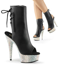 Carregar imagem no visualizador da galeria, Tacones Pleaser BEJEWELED-1018DM-6 Negro Piel Sintética