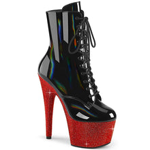 Cargar imagen en el visor de la galería, Tacones Pleaser BEJEWELED-1020-7 Negro Holo Charol