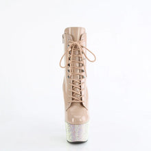 Cargar imagen en el visor de la galería, Tacones Pleaser BEJEWELED-1020-7 Nude Holo Charol