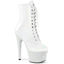 Load image into Gallery viewer, Tacones Pleaser BEJEWELED-1020-7 Blanco Holo Charol
