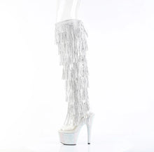Cargar imagen en el visor de la galería, Tacones Pleaser BEJEWELED-3019C-RSF- Transparente Plata